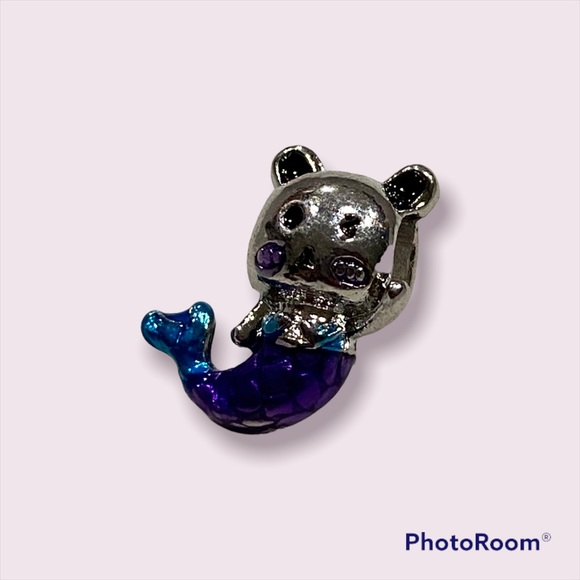 NEW•Silver 925 Kitty Mermaid DIY charm - Picture 3 of 8